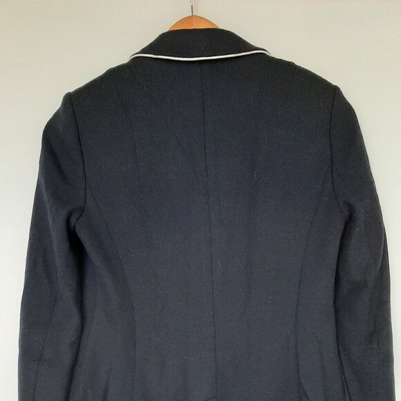 BANANA REPUBLIC - Piped Blazer - Navy - Size 4 - Picture 3 of 4
